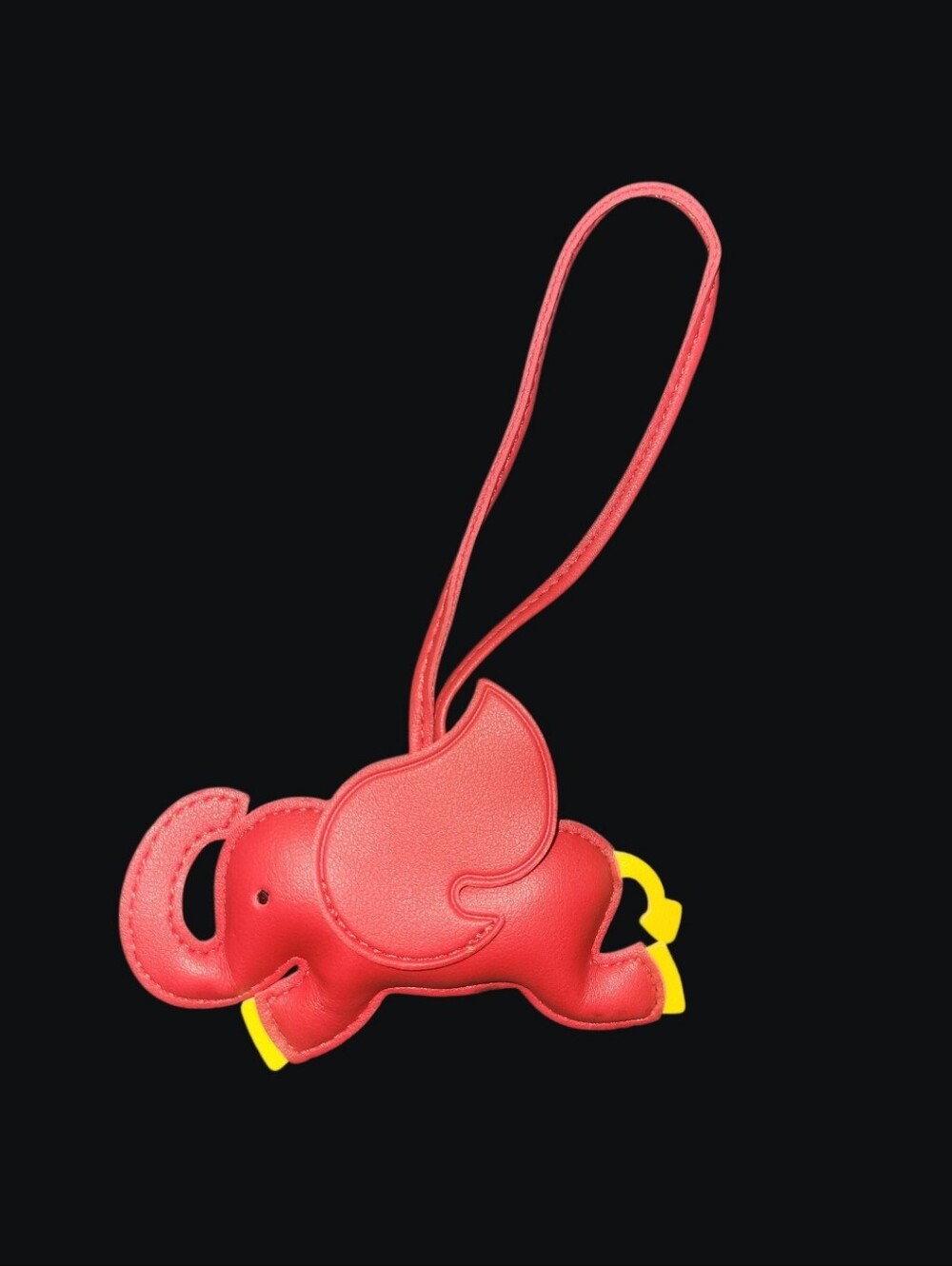 Red Elephant Bag Charm